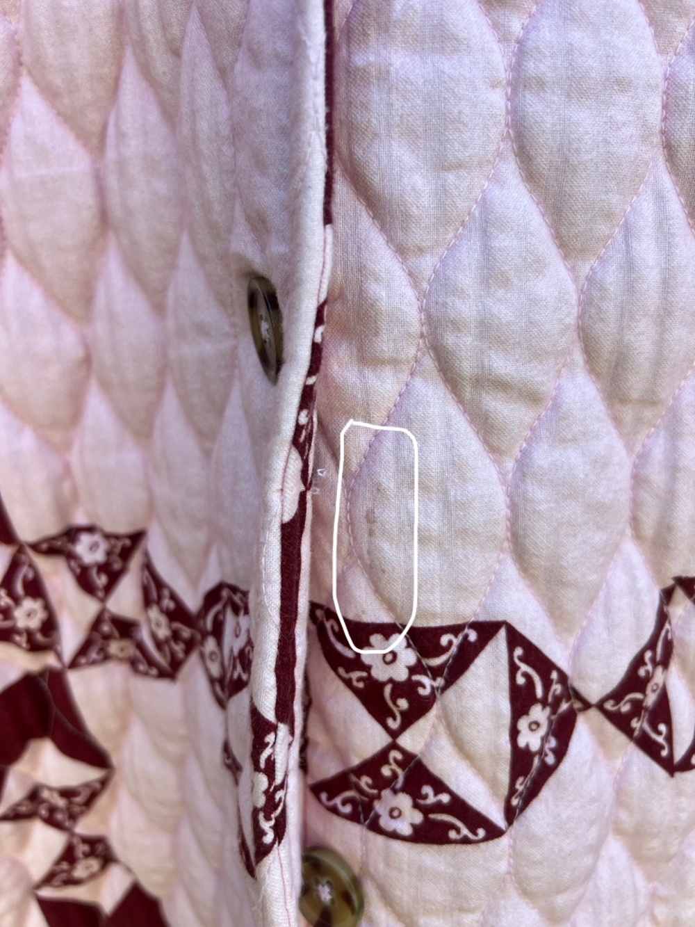 Damson madder quilted dahlia coat - Picture 8 of 11